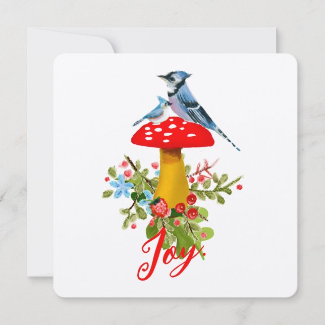 Woodland Joy Flat Helgdag Card (Framsida)