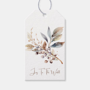 Woodland jul Berries Presentetikett
