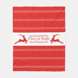 Woodland jul Fleece Blanket