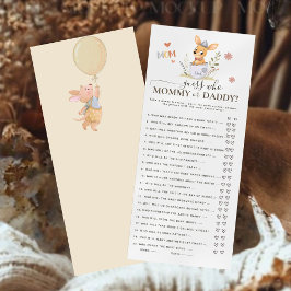 Woodland Kangaroo gissar Mamma eller pappa Baby Sh