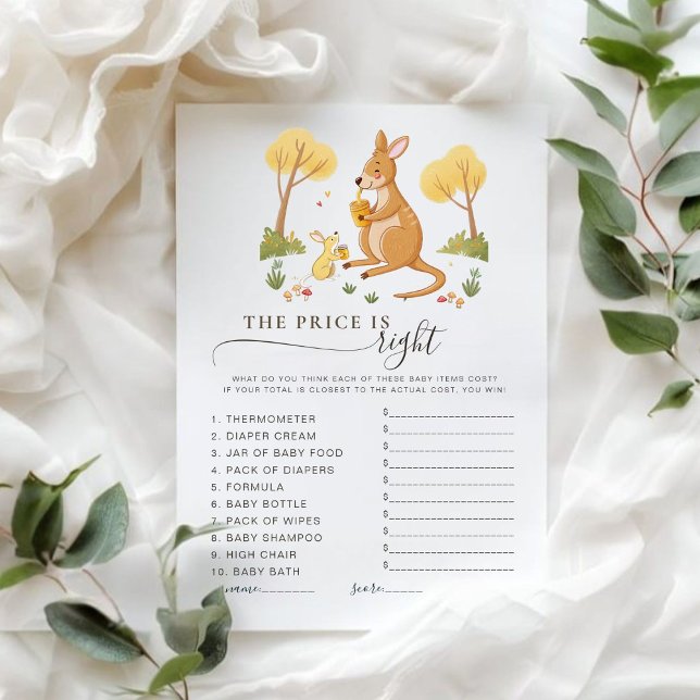 Woodland Kangaroo Pris är Höger Baby (Skapare uppladdad)