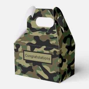 Woodland Khaki Kamouflage Presentaskar