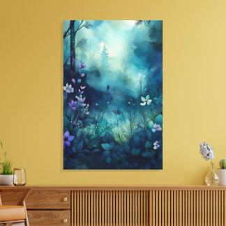 Woodland Light: Magic Meadow Canvastryck