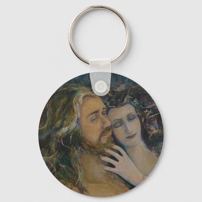 Woodland Lord & Dam Keychain Nyckelring (Framsida)