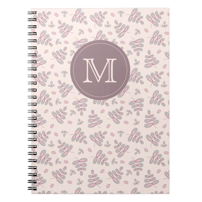 Woodland Löv Notebook Anteckningsbok (Framsidan)