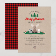 Woodland Lumberjack Girl Boy Shower Play