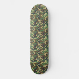 Woodland Militairy Camo Print Mini Skateboard Bräda 18,5 Cm