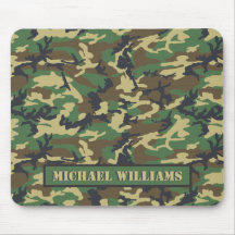Woodland Militairy Camo Print - Personlig