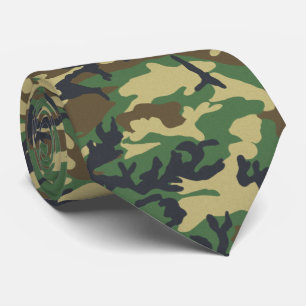 Woodland Militairy Camo Print Slips