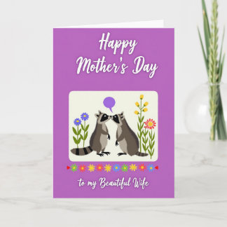 Woodland Mothers Love Day Card Kort
