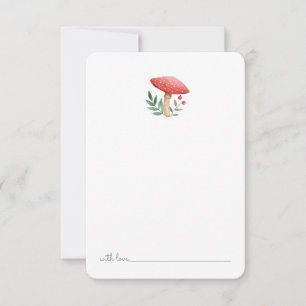 Woodland Mushroom Birthday Time Capsule Tack Kort