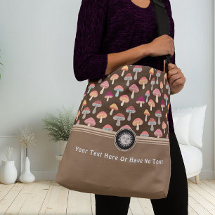 Woodland Mushroom Boho Celestial Forest Hippie Axelväska