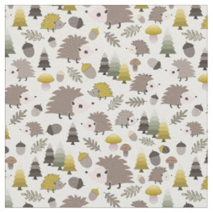 Woodland Nocvändal Hedgehogs Tyg