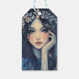 Woodland Nymph Enchantress Decoupage Presentetikett