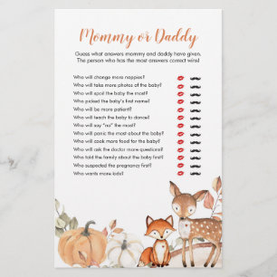 Woodland Oh Boy Pumpkin Mamma eller pappa Games