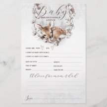 Woodland Oh Hjort Winter Baby Shower Game