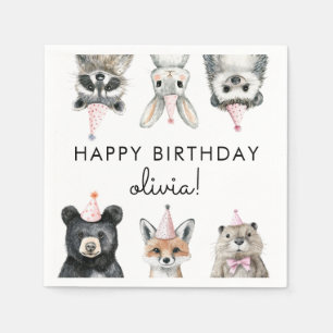 Woodland Party Animals Pappersservett