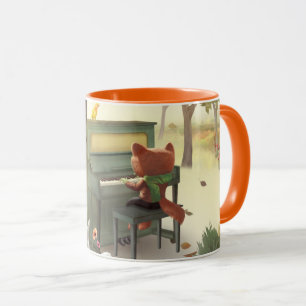 Woodland Pianist Mugg