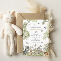Woodland Picnic | Skogsdjur - babyskor