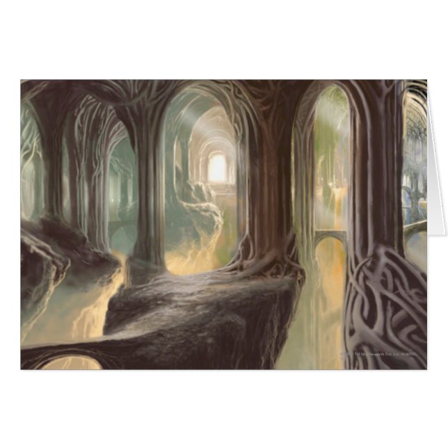 Woodland Realm Concept 2 Hälsningskort (Framsidan Horizontal)