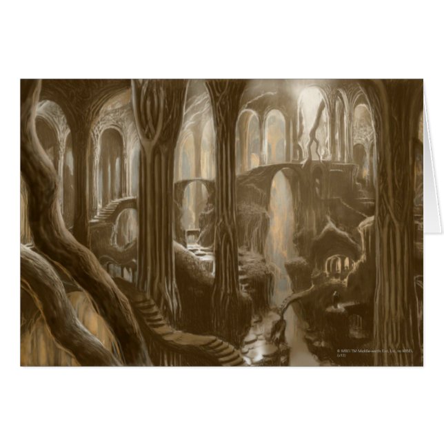 Woodland Realm Concept Hälsningskort (Framsidan Horizontal)