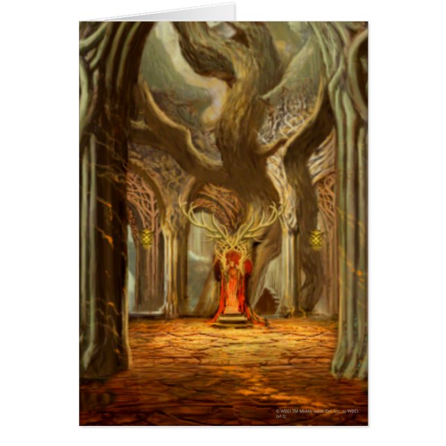 Woodland Realm Throne Room Concept Hälsningskort (Framsidan)