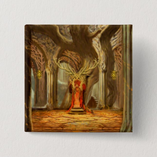 Woodland Realm Throne Room Concept Knapp (Framsida)