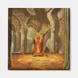Woodland Realm Throne Room Concept Magnet