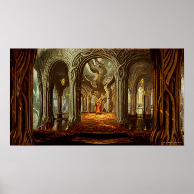 Woodland Realm Throne Room Concept Poster (Framsidan)