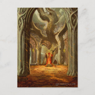Woodland Realm Throne Room Concept Vykort