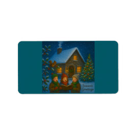 Woodland Sång Choir Adressetikett