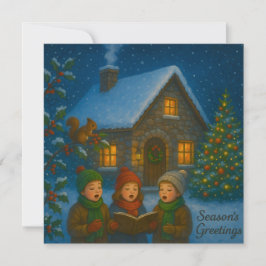 Woodland Sång Choir Julkort