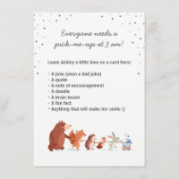 Woodland Sate night Diaper match match Bord Sign B