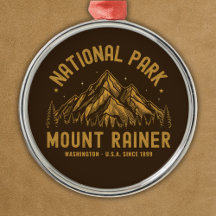 Woodland Scenery of Mount Rainier National Park