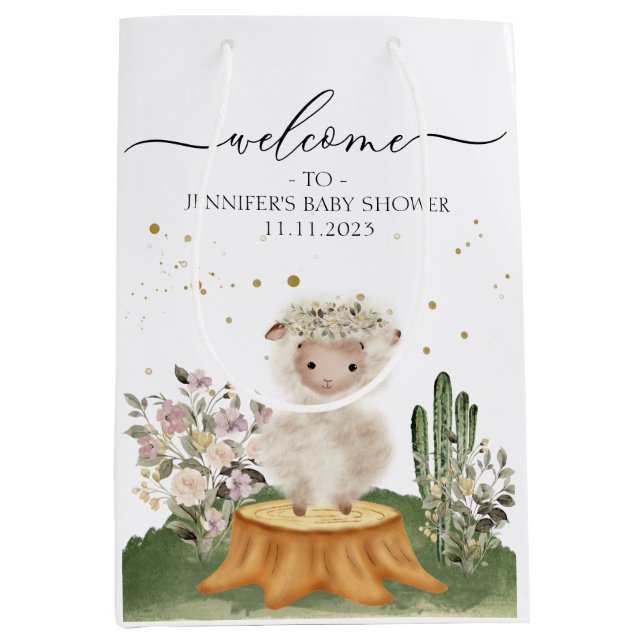 Woodland Sheep Pastel Earth Tone gifts (Framsidan)