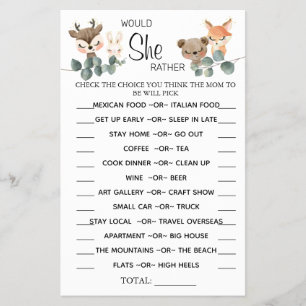 Woodland, skulle hon hellre se att hon fick ett ja flygblad