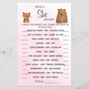 Woodland, skulle hon hellre se att hon fick ett ja flygblad