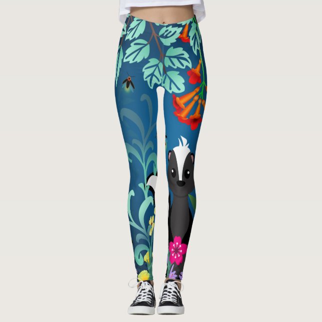 Woodland Skunk Leggings (Framsida)