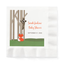 Woodland Spädbarn Baby Shower