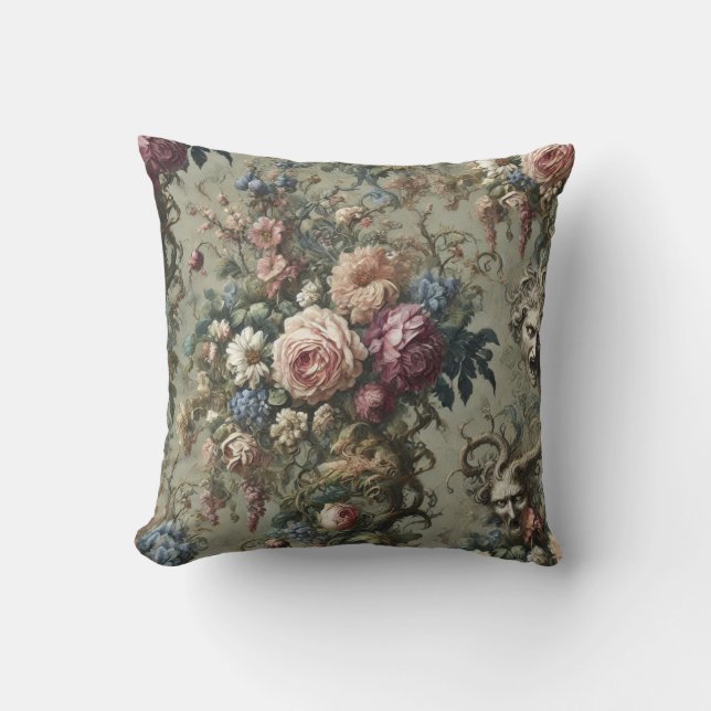 Woodland Specters - Gothic Victorian Kudde (Framsida)