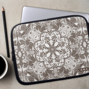 Woodland Squirrels Mandala Laptop Fodral