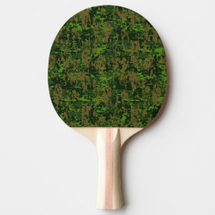 Woodland Stil Digital Camouflage Pingisracket