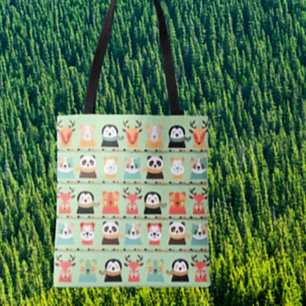 Woodland Stollig Buddies Tote Bag Tygkasse