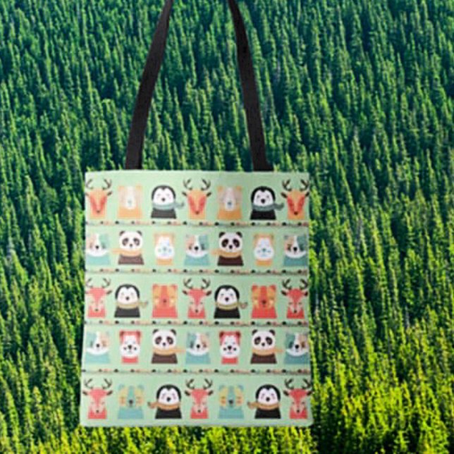 Woodland Stollig Buddies Tote Bag Tygkasse (Skapare uppladdad)