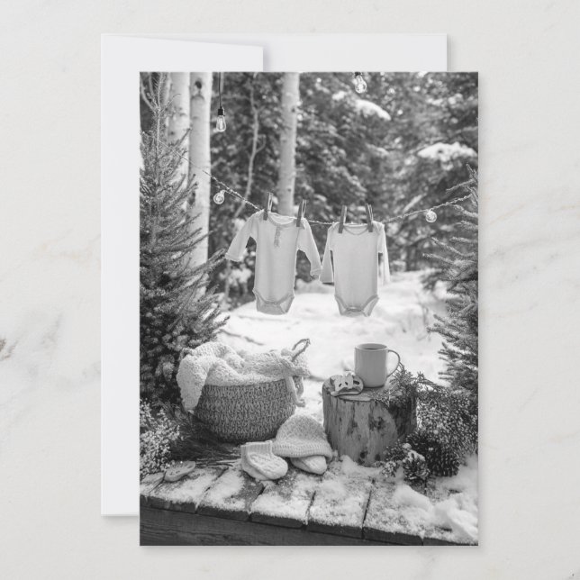 Woodland Stollig Sprinkle | Rustic Theme Inbjudningar (Framsida)