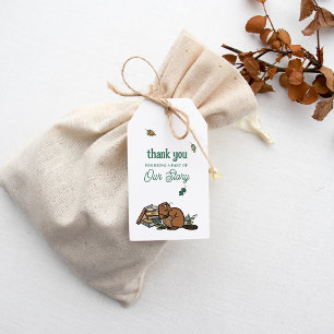 Woodland Storybook Baby Shower Tack Presentetikett
