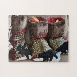 Woodland Strumpor Överraskningspussel, 28 cm x 36 Pussel