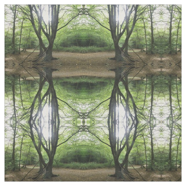 Woodland Sunshine Patterned Fabric Tyg (Provkarta)