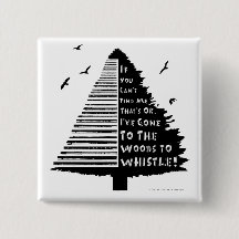 Woodland Tin Whistle Pin Badge