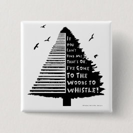 Woodland Tin Whistle Pin Badge Knapp